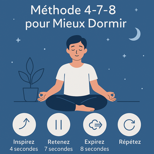 🧘♂️ La méthode 4-7-8 : la technique de respiration qui vous endort en moins d’une minute