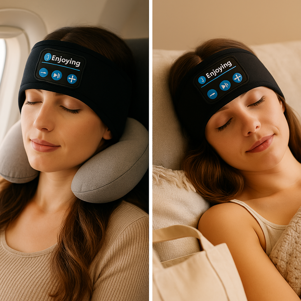 🌙 MoonWave — Masque audio Bluetooth pour dormir mieux